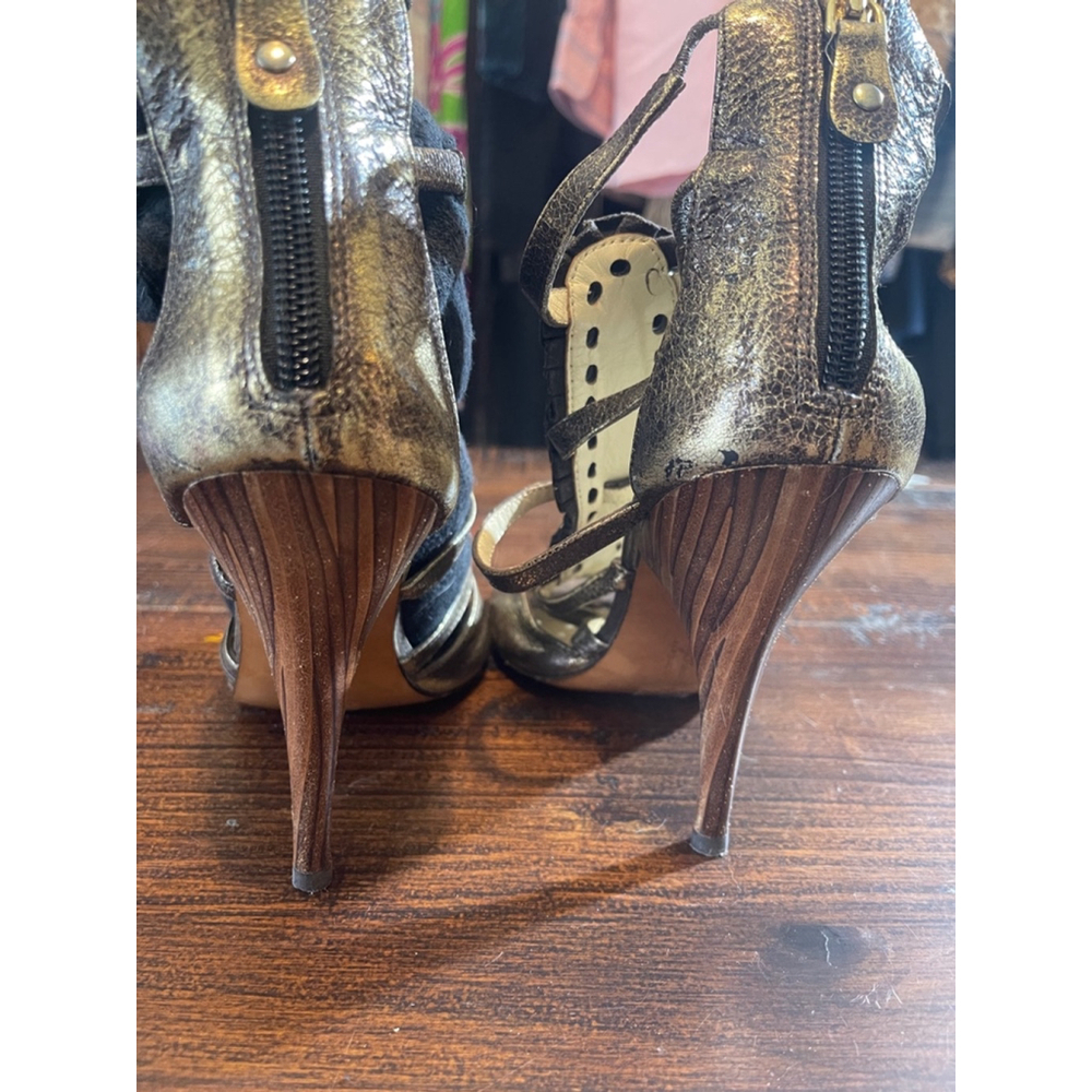 Tracy Reese New York Heels Leather Size 39.5 - Picture 7 of 15